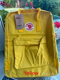 Zaino Fjallraven Kanken Nuovo Giallo