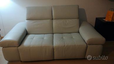 Divano Divani.Divinity 3 posti in pelle