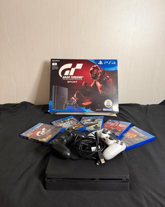 PlayStation 4 1TB + 2 contoller + 5 giochi + 2cavi