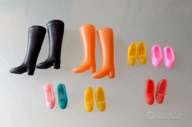 Barbie ?? lotto Scarpe Bambola vintage non marcate