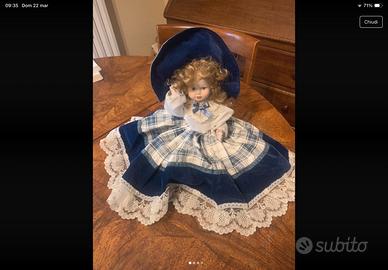Bambola in ceramica