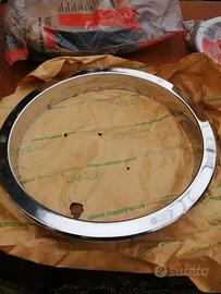 4 ANELLI GHIERE CROMATI ORIGINALI CERCHI RUOTA FIA