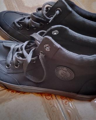 Scarpe punk/vintage/skate/rock/skull sneakers