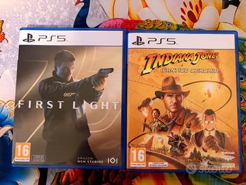 James Bond First light e Indiana Jones Ps5