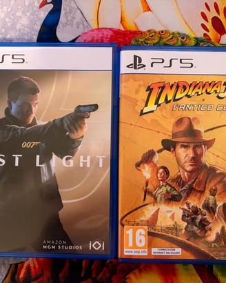 James Bond First light e Indiana Jones Ps5