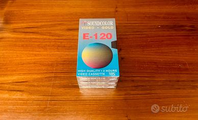 VHS E-120 Soundcolor - Lotto Vintage Nuovo