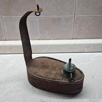 lampada a carburo da minatore anni 20