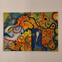 Quadro moderno astratto 