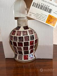 Lampada da notte in mosaico fatta a mano