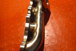 collettore scarico acciaio inox Cooper s