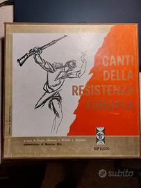 Vinile canti resistenza europea liberobici