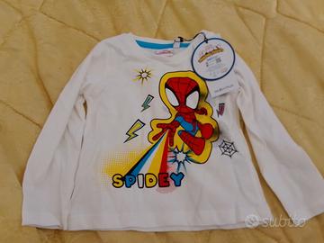 maglia spidey 9/12 mesi 