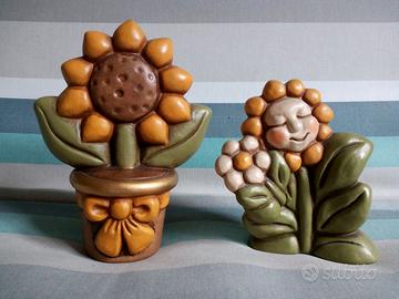 Due Piantine con fiori Thun  