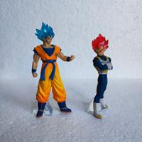 Dragon Ball gashapon Goku e Vegeta Super Sayan God