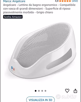 Vaschetta bagno neonato