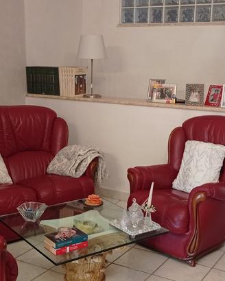 salotto in vera pelle -no similpelle -