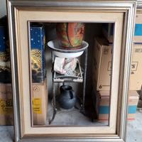 Antica Cornice Legno Quadro Retrò 