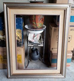 Antica Cornice Legno Quadro Retrò 