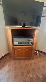 MOBILE ANGOLARE PORTA TV - TINTA NOCE