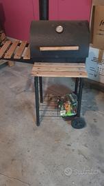 Barbecue con ruote