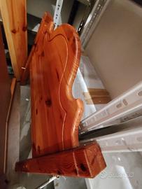Letto singolo in pino