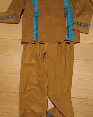 vestito carnevale indiana/o