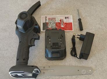 mini motosega a batteria nuova 