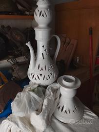 porta candele in ceramica provenienza marocco