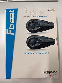 Coppia caschi (XXL  XS) con interfoni Bluetooth