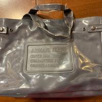 Borsa a mano Armani Jeans grigia