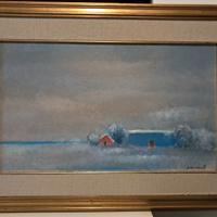 G.Omiccioli 68 : Neve sulla spiaggia a Fregene. 