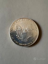 Moneta dollaro silver