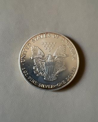Moneta dollaro silver