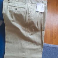 Pantaloni uomo puro cotone con cartellino 