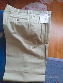 Pantaloni uomo puro cotone con cartellino 
