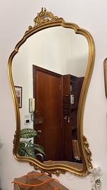 Specchio grande da parete in stile barocco