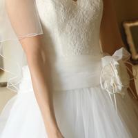 Abito da sposa Ego' taglia 42 in tulle e pizzo