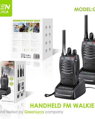 Coppia Walkie Talkie PMR446 16 Canali Torcia