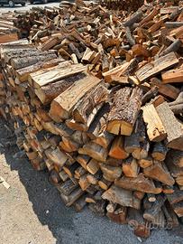 Legna secca di quercia e cerro