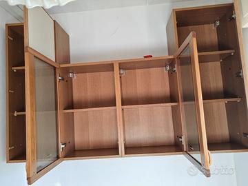 Set Pensili Cucina in Legno