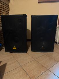 2 Casse Behringer Eurolive B1520 Pro 1 da riparare