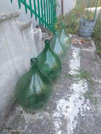 Damigiane in vetro