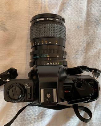 Minolta x300s + obiettivo Tamron 28/70 e custodia
