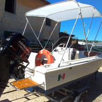 Barca Open + Mercury F40 pro + carrello stradale