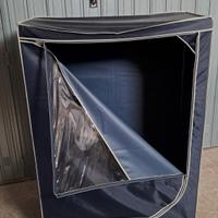 Armadietto di stoffa con cerniera