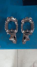 Pedane antifango in acciaio motocross LOGICA