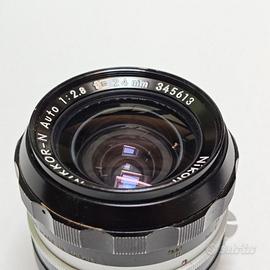Nikon Nikkor-N Auto 24mm f2.8 Grandangolo Vintage