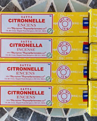 Lotto Incensi Satya Citronella 