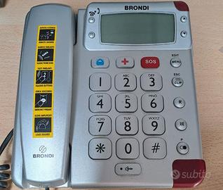 Brondi Super Bravo 2 – Telefono fisso per anziani