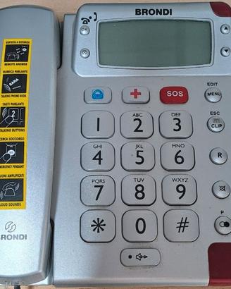 Brondi Super Bravo 2 – Telefono fisso per anziani